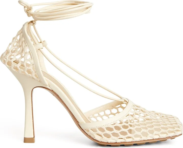 Bottega Veneta Mesh Stretch Sandals 90