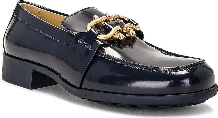 Bottega Veneta Monsieur Loafer in Navy - Image 2