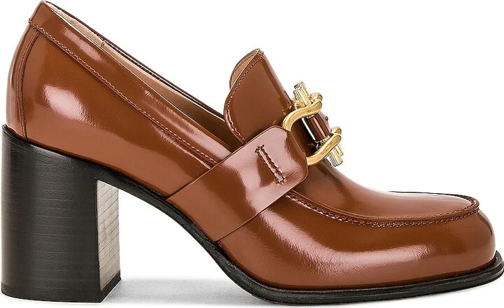 Bottega Veneta Monsieur Loafer Pump in Cognac