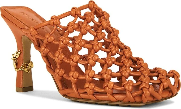 Bottega Veneta Mule Pump in Burnt Orange - Image 2