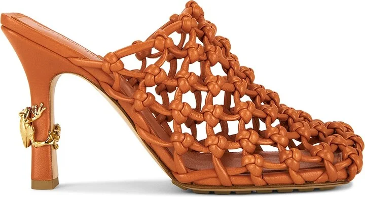 Bottega Veneta Mule Pump in Burnt Orange