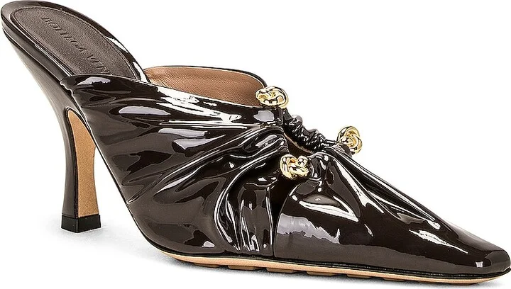 Bottega Veneta Mule Pump in Chocolate - Image 2