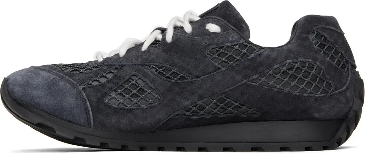Bottega Veneta Navy Orbit Sneakers - Image 3