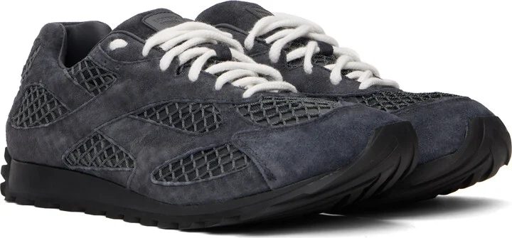 Bottega Veneta Navy Orbit Sneakers - Image 4