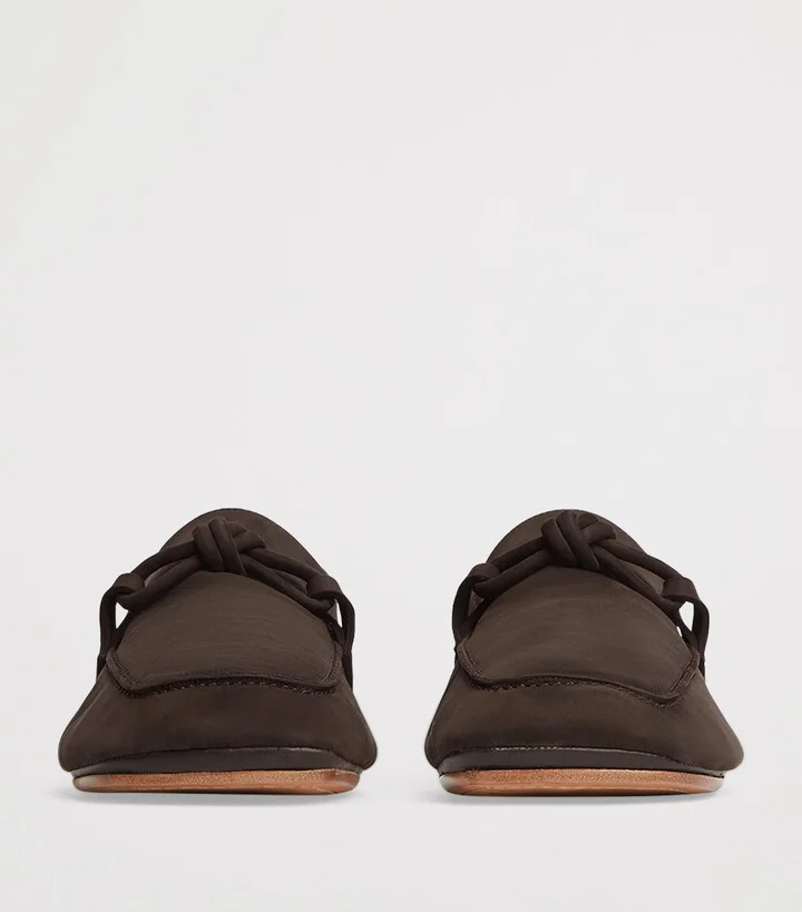 Bottega Veneta Nubuck Leather Daddy Loafers - Image 4