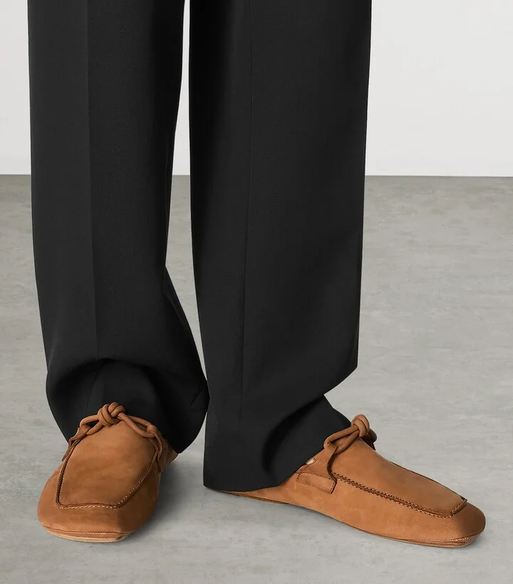 Bottega Veneta Nubuck-Leather Daddy Loafers - Image 2