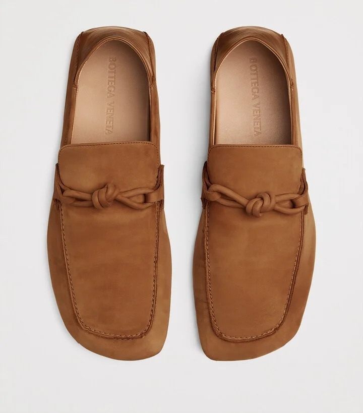 Bottega Veneta Nubuck-Leather Daddy Loafers - Image 3