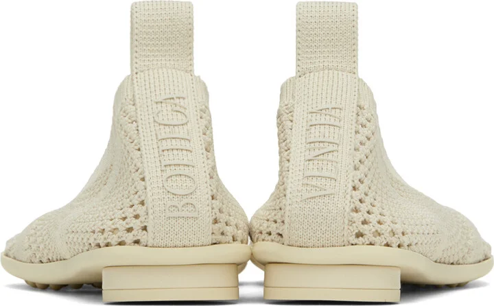 Bottega Veneta Off-White Atomic Ballerina Flats - Image 2