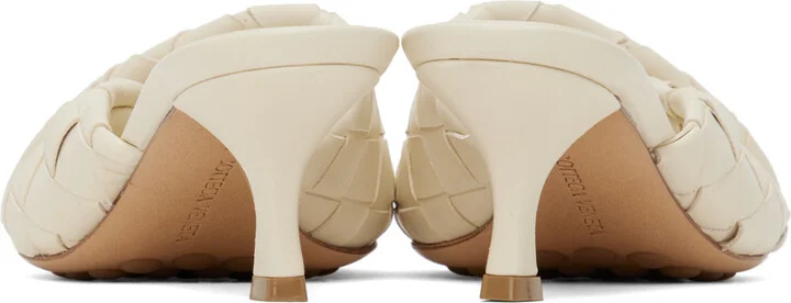 Bottega Veneta Off-White Blink Mules - Image 2