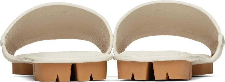 Bottega Veneta Off-White Shore Sandals - Image 2
