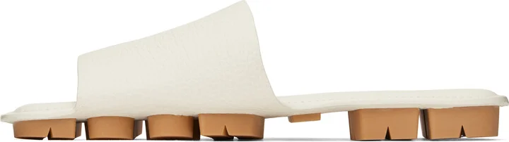 Bottega Veneta Off-White Shore Sandals - Image 3