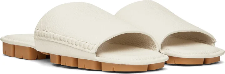 Bottega Veneta Off-White Shore Sandals - Image 4