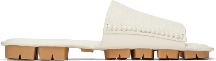 Bottega Veneta Off-White Shore Sandals