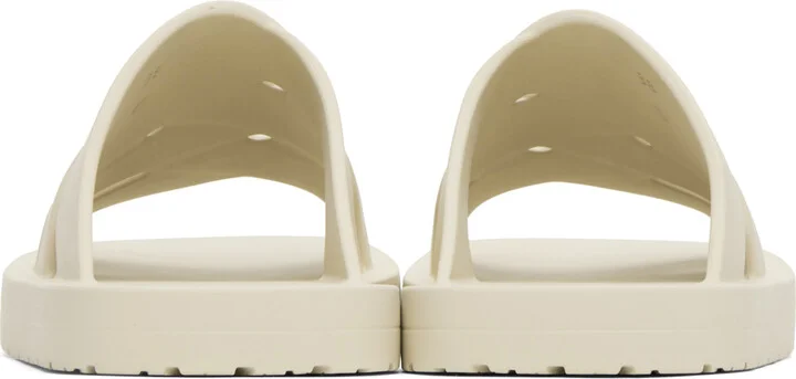 Bottega Veneta Off-White Slip-On Sandals - Image 2