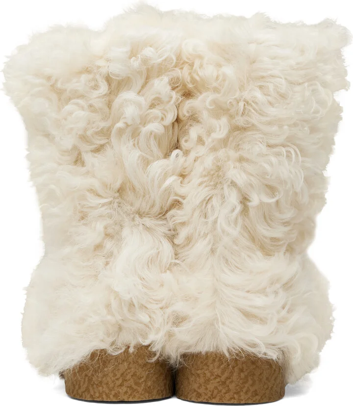 Bottega Veneta Off-White Torino Boots - Image 2
