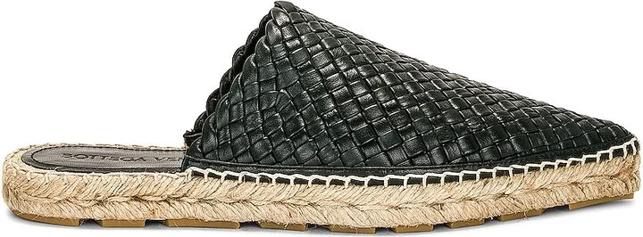 Bottega Veneta Open Back Espadrille in Navy
