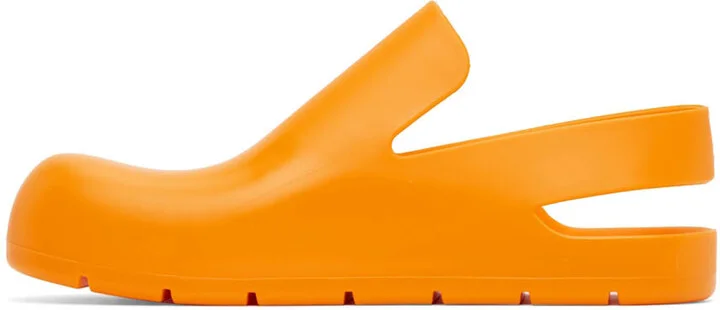 Bottega Veneta Orange Puddle Loafers - Image 3