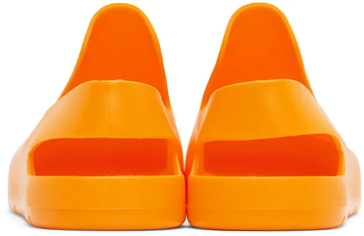 Bottega Veneta Orange Puddle Loafers - Image 4