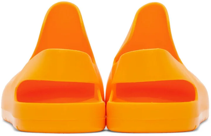 Bottega Veneta Orange Puddle Loafers - Image 4
