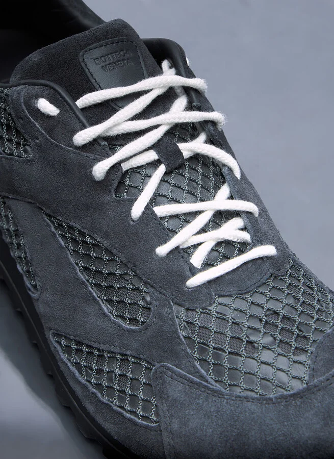 Bottega Veneta Orbit Leather Sneakers - Man Sneakers Grey Eu - 40 - Image 2