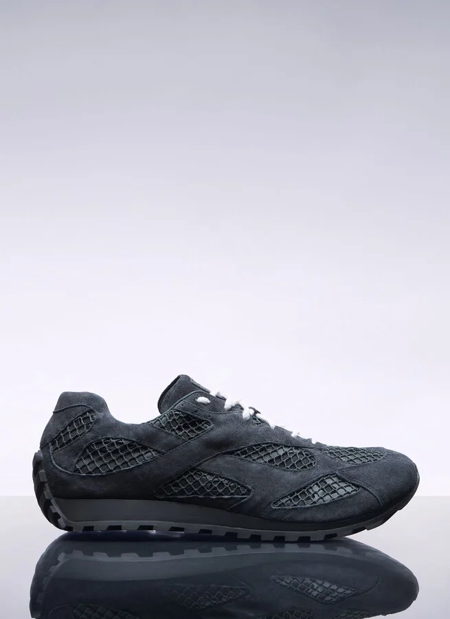 Bottega Veneta Orbit Leather Sneakers - Man Sneakers Grey Eu - 40