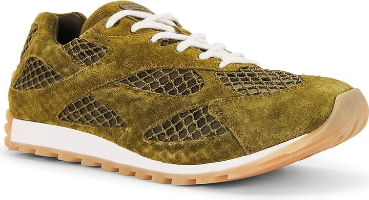 Bottega Veneta Orbit Sneaker in Green - Image 2