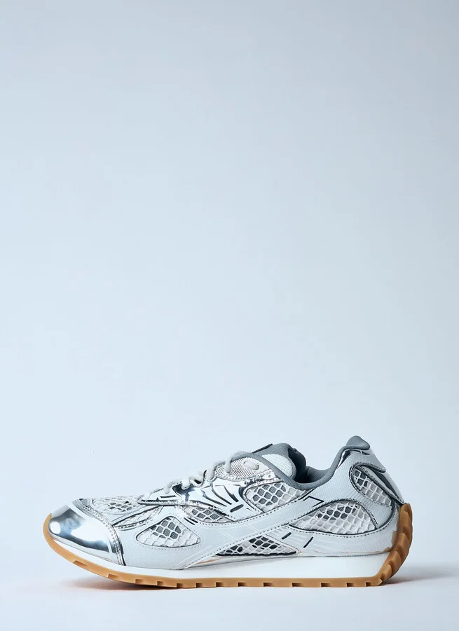 Bottega Veneta Orbit Sneakers - Man Sneakers Silver Eu - 41 - Image 4