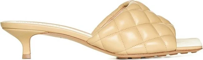 Bottega Veneta Padded Heeled Sandals