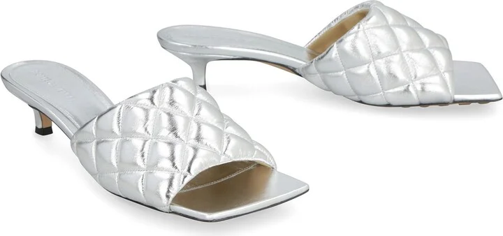 Bottega Veneta Padded Leather Sandals - Image 3