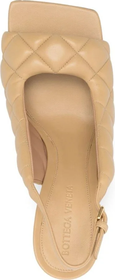 Bottega Veneta Padded Leather Slingback Sandals - Image 2