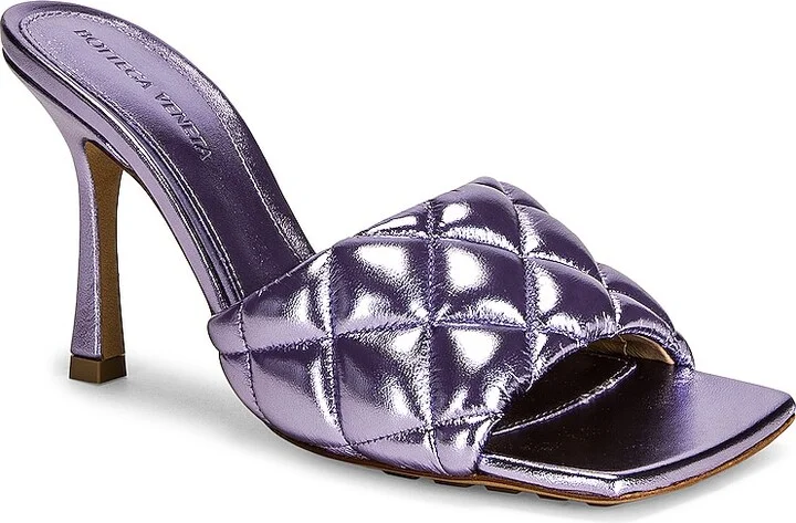 Bottega Veneta Padded Mule Sandals in Lavender - Image 2