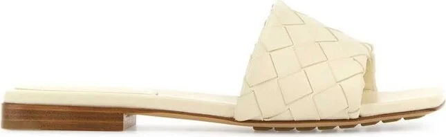 Bottega Veneta Parco Intrecciato Flat Sandals