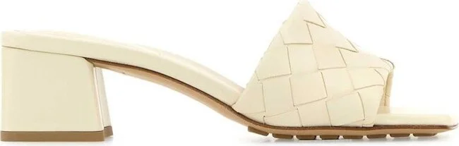 Bottega Veneta Parco Intrecciato Heeled Sandals