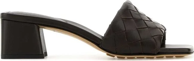 Bottega Veneta Parco Intrecciato Heeled Sandals
