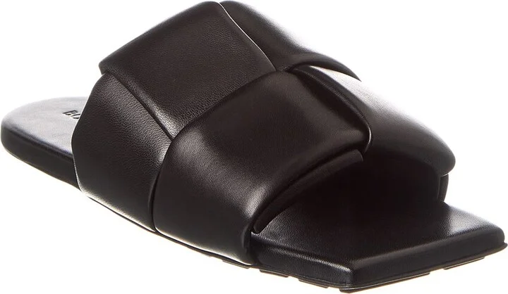 Bottega Veneta Patch Leather Flat Mule