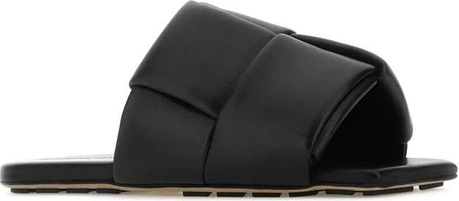 Bottega Veneta Patch Leather Mules - Image 2