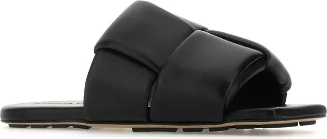 Bottega Veneta Patch Leather Mules - Image 2