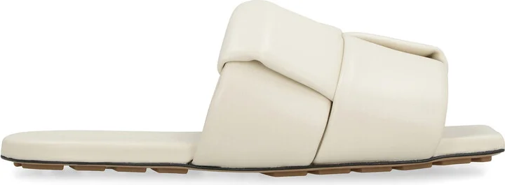 Bottega Veneta Patch Leather Mules - Image 2