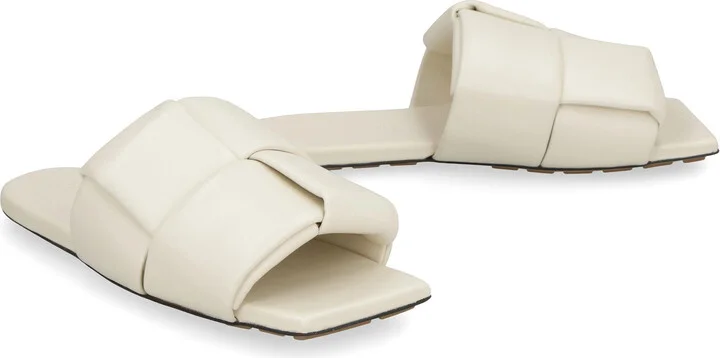 Bottega Veneta Patch Leather Mules - Image 3
