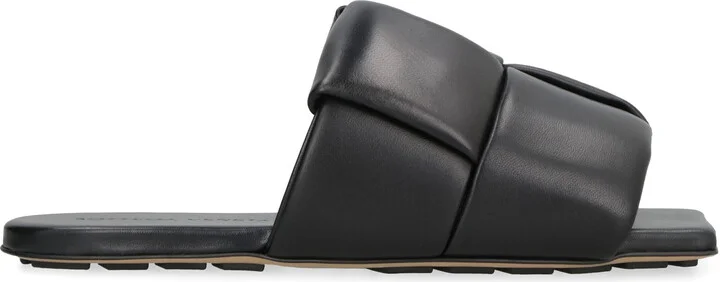 Bottega Veneta Patch Leather Mules - Image 2