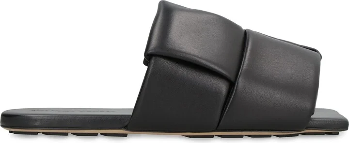 Bottega Veneta Patch Leather Mules - Image 2