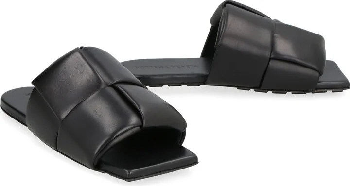Bottega Veneta Patch Leather Mules - Image 3