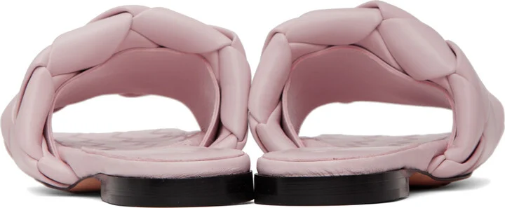 Bottega Veneta Pink Lido Flat Sandals - Image 2