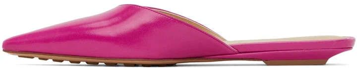 Bottega Veneta Pink Point Slippers - Image 3