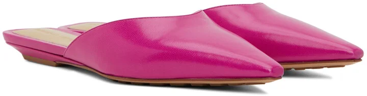 Bottega Veneta Pink Point Slippers - Image 4