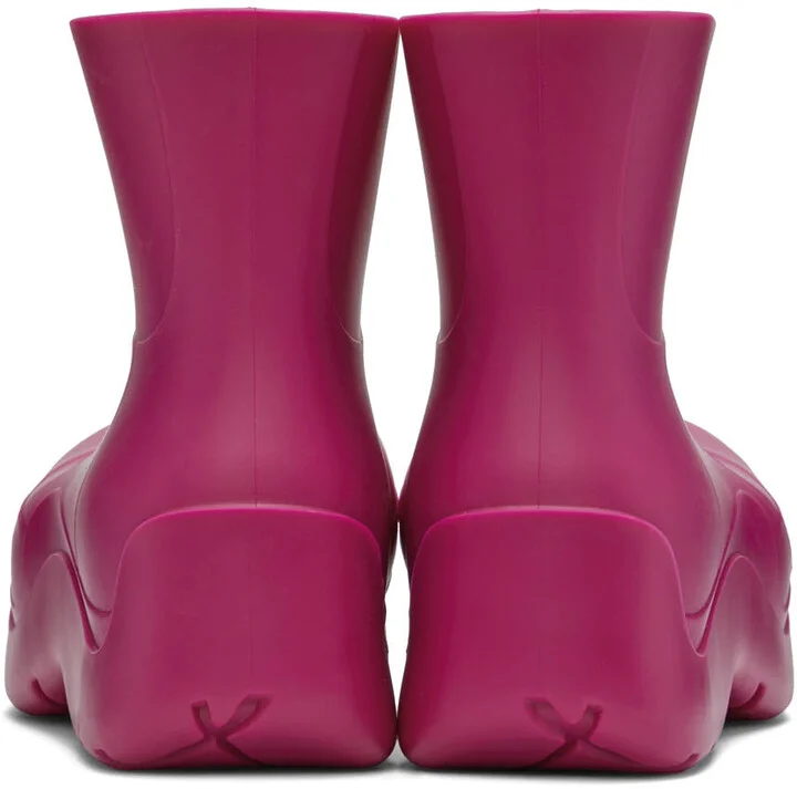 Bottega Veneta Pink Puddle Boots - Image 2