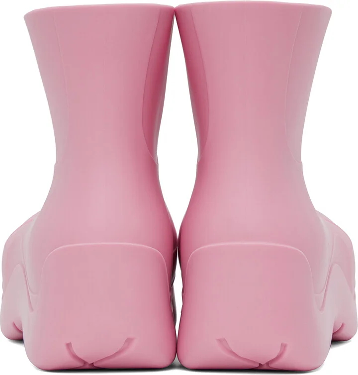 Bottega Veneta Pink Puddle Boots - Image 2