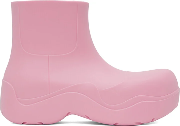Bottega Veneta Pink Puddle Boots