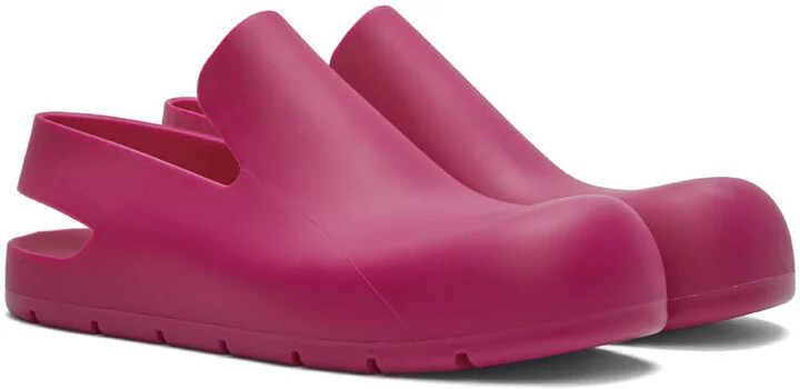 Bottega Veneta Pink Puddle Loafers - Image 4