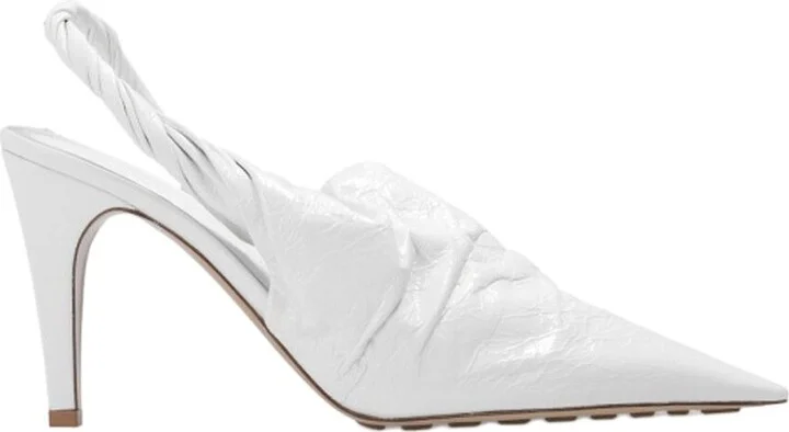 Bottega Veneta Pointed Toe Leather Mule - Image 2